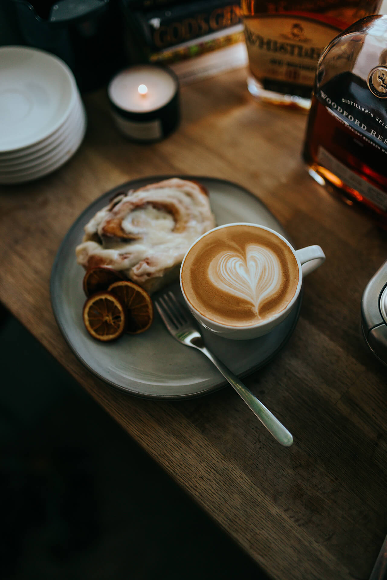 Cinnamon spiced latte